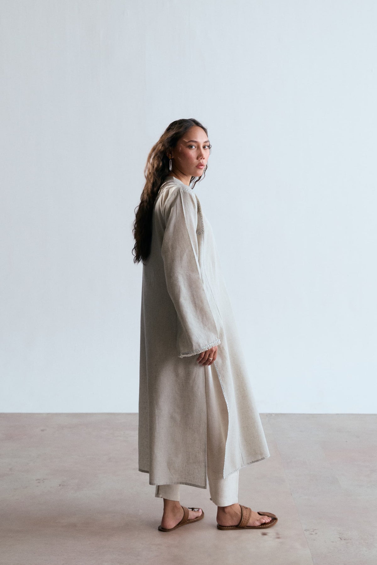 Luxury Pakistani casual kurta outfit women modern eastern wear