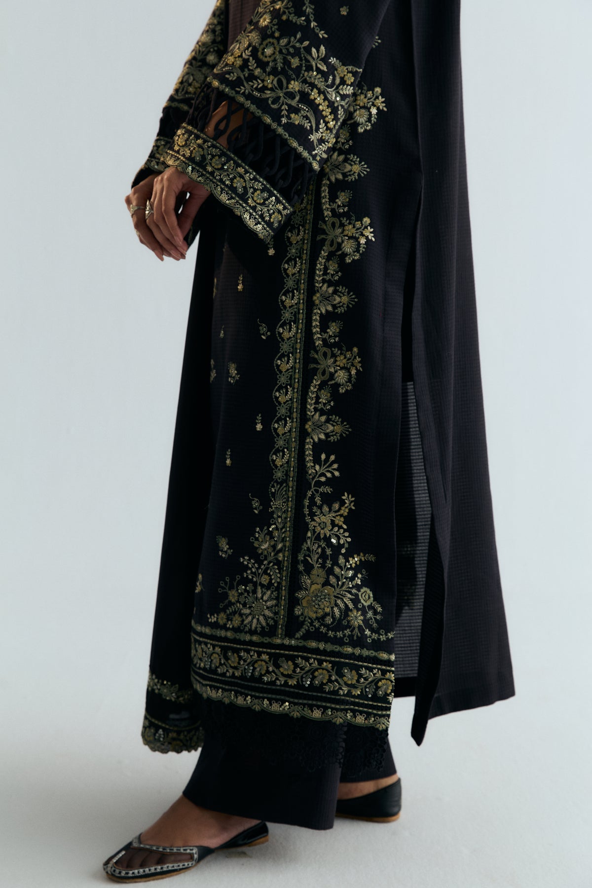 Women luxury Pakistani embroidered formal dress designer eastern outfit